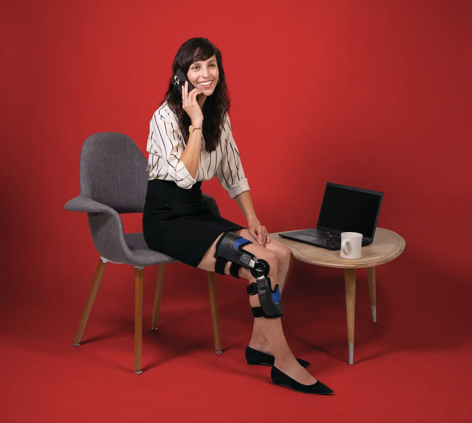SpryStep® KO Neuro Custom rigid knee brace | Thuasne®
